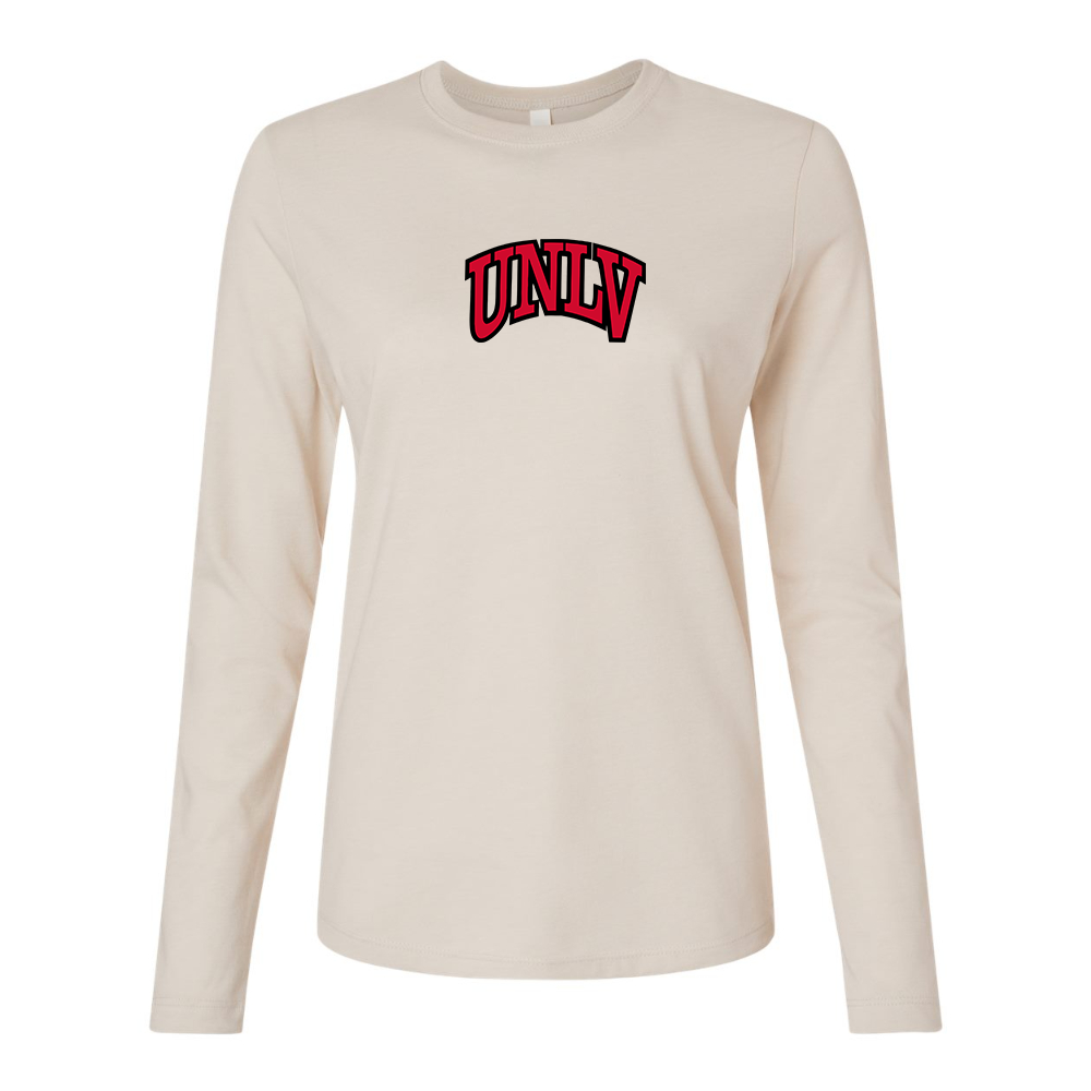 BELLA CANVAS Women’s UNLV Rebels Jersey Long Sleeve Tee